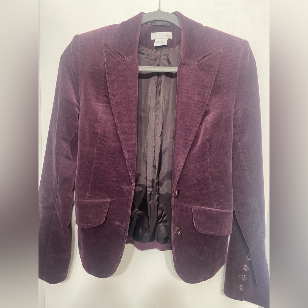 HENNE Violet Corduroy Women’s Blazer